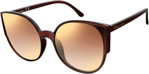 Vista 10 de Circus NY by Sam Edelman Women's CC532 Rectangular Cat Eye Sunglasses Gris