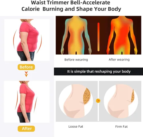 Vista 4 de Entrenador de cintura para mujer, cintura para bajar de peso, cintura deportiva de neopreno, banda delgada para el vientre, corsés