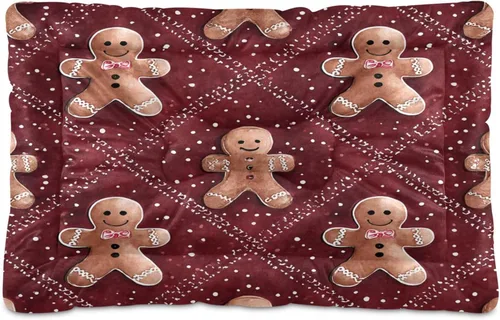 Vista 8 de Almohadilla de cama para mascotas con estampado de vaca 3D, tapete suave para cama de perro con parte inferior antideslizante, almohadilla de jaula