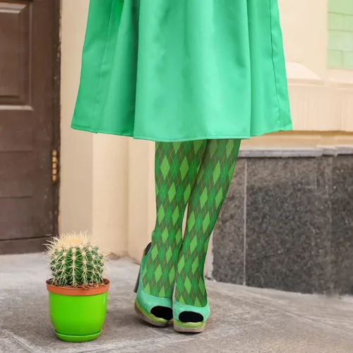 Vista 5 de devor Womens Cotton Socks Boot Socks Women Dress Sock Humor St.Patricks Day Sock