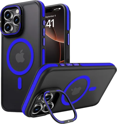 Vista 134 de Funda magnética para iPhone Air con protector de lente de cámara, protección grado militar de 10 pies, compatible con funda MagSafe Slim para iPhone