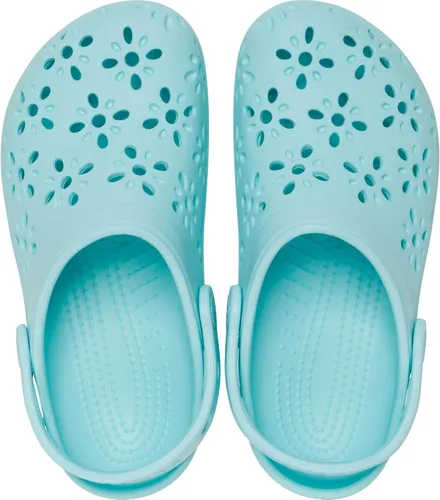 Vista 4 de Zuecos Crocs clásicos para niños con diseño floral