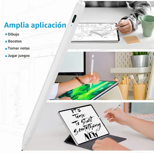 Vista 6 de Lápiz óptico para HP X360, lápiz digital de alta sensibilidad con punta ultrafina de 0.059 in para HP X360 15 pulgadas, color blanco