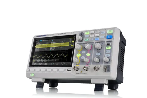 Vista 3 de Siglent Technologies SDS1202X-E Osciloscopio digital de 200 mhz 2 canales, gris