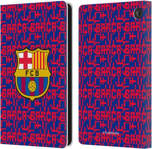 Vista 27 de Head Case Designs Funda de piel con licencia oficial del FC Barcelona Barca Crest Graphics compatible con Kindle Paperwhite 5 (2021)