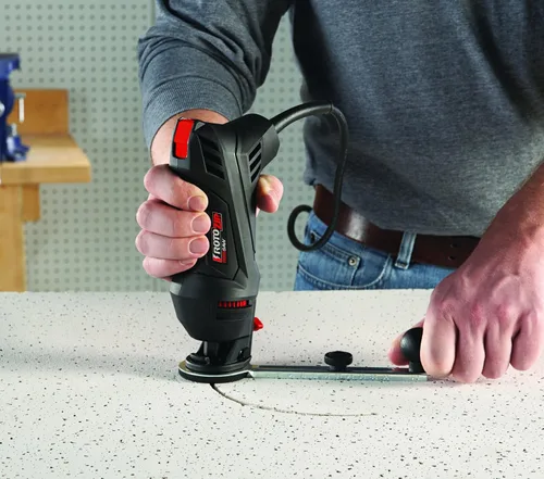 Vista 5 de Rotozip ss355 – 10 5,5 Amp alta velocidad espiral sistema de sierra con 2 accesorios