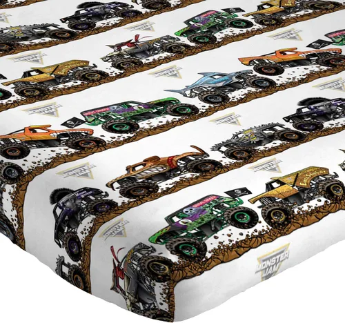 Vista 7 de Monster Jam MJ Life - Manta de 5 piezas, incluye manta, juego de sábanas