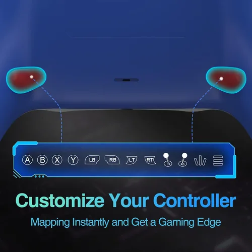 Vista 2 de AUGEX Wireless Controller for PS4 Controller, Wireless Gamepad Work with Playstation 4 Controllers, Game Control for PS4 Controller with Joystick