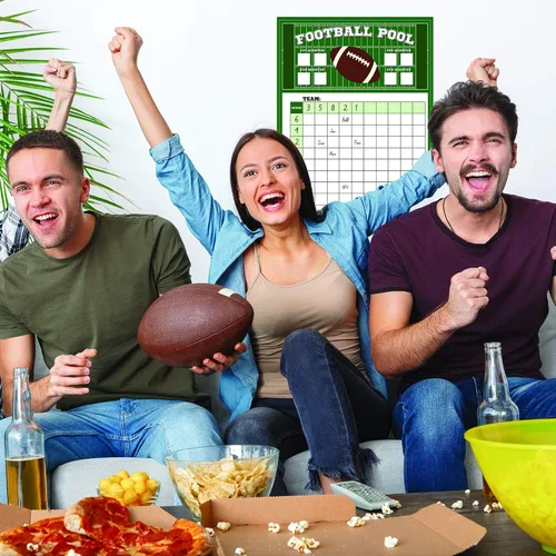 Vista 4 de Caja de billar de fútbol grande para juegos de apuestas, cuadrados, cuenco de marcador, suministros de juegos de oficina y fiesta