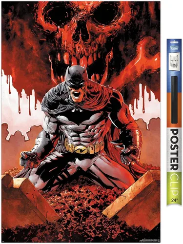 Vista 17 de Trends International DC Comics Batman - Póster de pared de Batman con huesos