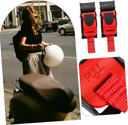 Vista 7 de Zerodeko 2 accesorios de hebilla de liberación rápida para motocicleta, clips duraderos para correa de barbilla, accesorios versátiles y fiables