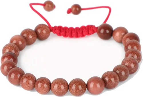 Vista 88 de AD Beads Pulseras de piedras preciosas unisex de 0.315 pulgadas (0.315 in), macramé curativo ajustable de 7 a 9 pulgadas Usa esta pulsera