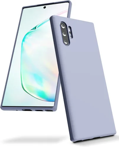 Vista 10 de GOOSPERY Funda de silicona líquida para Galaxy Note 10 Plus (2019) Silky-Soft Touch Full Body Protection Funda a prueba de golpes con forro