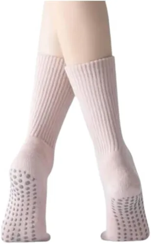 Vista 3 de Pilates Yoga Barre Grip Calcetines Crew para mujer