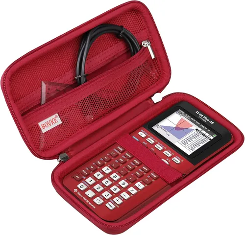 Vista 15 de BOVKE Estuche Duro de Viaje para Calculadora Gráfica Texas Instruments TI-84 Plus CE/TI-84 Plus/TI-83 Plus CE/TI-83 Plus/Casio fx-9750GIII, Bolsillo
