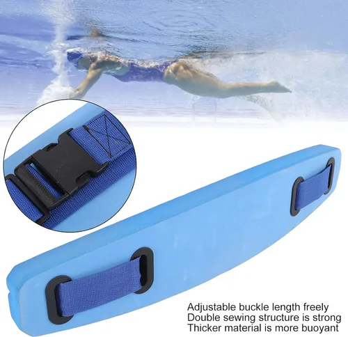 Vista 5 de SUNGOOYUE Cinturón de flotación de natación, cinturón de flotabilidad ajustable de EVA, ayuda de entrenamiento de natación para adultos y niños