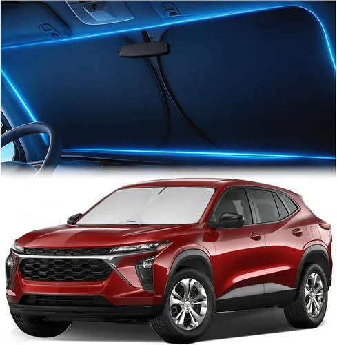 Vista 21 de Magnelex - Parasol para parabrisas para Tesla Model 3 y Model Y 2017-2026, parasol plegable para ventana de automóvil, cubierta de visera térmica