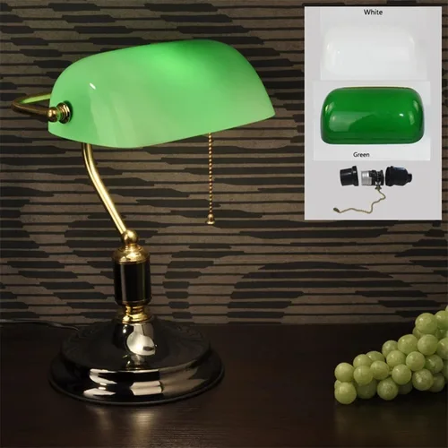 Vista 8 de Qianly Bankers - Accesorios de pantalla de repuesto de estilo retro, decoración del hogar, cubierta antigua, para dormitorio, centros de mesa