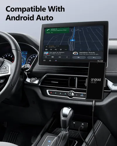 Vista 4 de SUNGUY Cable USB Android Auto de 10Gbps de 6 pulgadas/0.5 pies, Cable USB C 3.1 Gen2 3A de Transferencia de Datos, Cable USB C CarPlay de Carga