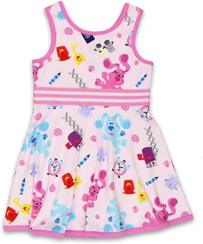 Vista 3 de Nickelodeon Blues Clues You - Vestido ultra suave para niñas pequeñas