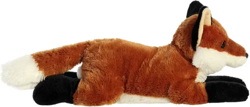 Vista 3 de Aurora® Adorable animal de peluche Grand Flopsie™ Fiona Fox - Facilidad lúdica - Compañeros atemporales - Naranja 16.5 pulgadas