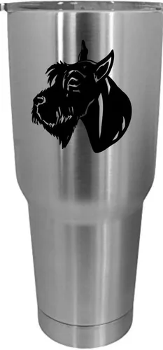 Vista 479 de Cairn Terrier - Vaso grabado con temática de perro, 30 onzas