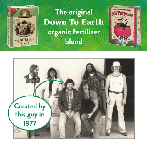 Vista 7 de Down to Earth - Fertilizantes naturales orgánicos multiusos para tomates y verduras, alimento vegetal para tomates, pimientos, hierbas y flores