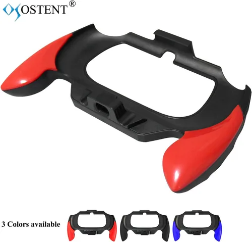 Vista 2 de OSTENT Flexible Joypad Soporte Soporte Mango De Mano Para Sony PlayStation PS Vita PSV PCH-2000 Color Rojo
