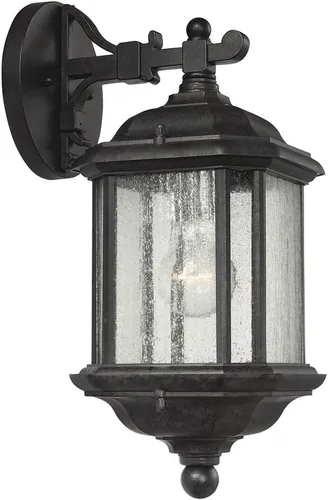 Vista 4 de Iluminación Sea Gull Lighting Kent Uniluminación exterior, Negro, 84530-12, 100.00watts, 120.00 volts