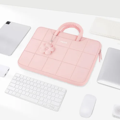 Vista 9 de MOSISO Funda para laptop de 13.3 pulgadas, funda para laptop de 13-13.3 Rosa