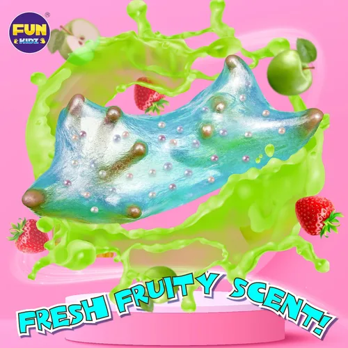 Vista 6 de Kit de Slime de Unicornio Esponjoso para Niñas, FunKidz Regalo de Slime de Nube para Mayores de 6 Años, Divertido Kit de Fabricación de Slime