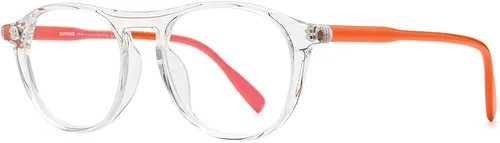 Vista 5 de HEPIDEM Gafas de acetato para hombre marco de anteojos ópticos de miopía redondo retro vintage