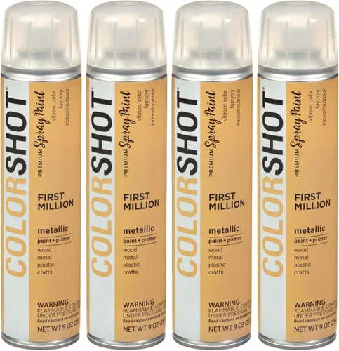 Vista 19 de COLORSHOT Pintura en aerosol brillante, aromaterapia (lavanda) 10 onzas, paquete de 4, pintura acrílica de secado rápido, uso en interiores