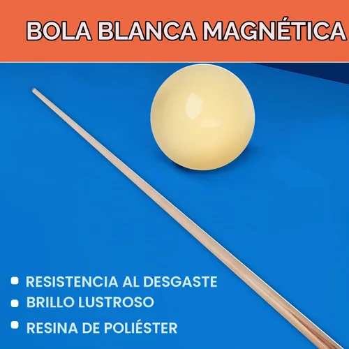 Vista 3 de GSE 2-1/4" Magnetic Pool Cue Ball for Coin Operated Billiard Pool Tables 1-Paquete