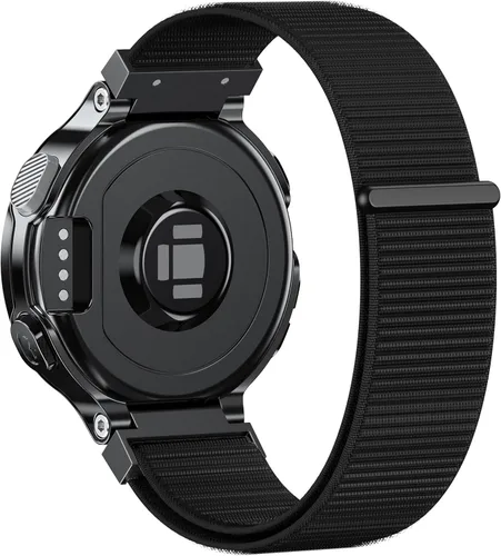 Vista 2 de NotoCity Para Forerunner 735XT Banda Nylon Forerunner 235 Smartwatch Band Forerunner 630/620/220/230 Correa Approach S6 Watchband (negro)