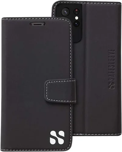 Vista 19 de SafeSleeve Funda para Galaxy Galaxy con protección contra radiación EMF: Galaxy Note 8 RFID Tarjetero de bloqueo de cartera, funda ajustable