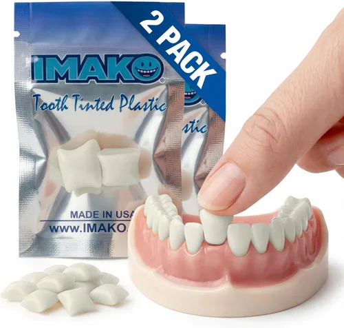 Vista 9 de Imako Tinta Dental en Plástico - Color Natural - Diente Temporal - Fabricado en EE. UU