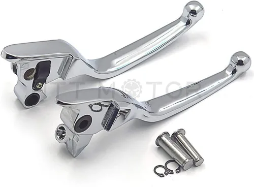 Vista 9 de MT241-026-CD Piezas de freno de mano de embrague cromado Compatible con modelos Harley 2008-2013 Touring y Trike 2014 y posteriores FLHR y FLHRC