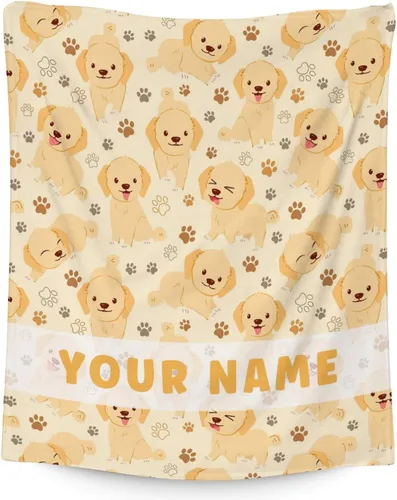 Vista 17 de Golden Retriever - Manta de regalo – 30 x 40 pulgadas, bonita manta de perro para amantes de los perros, niños, niños y niñas, mantas suaves