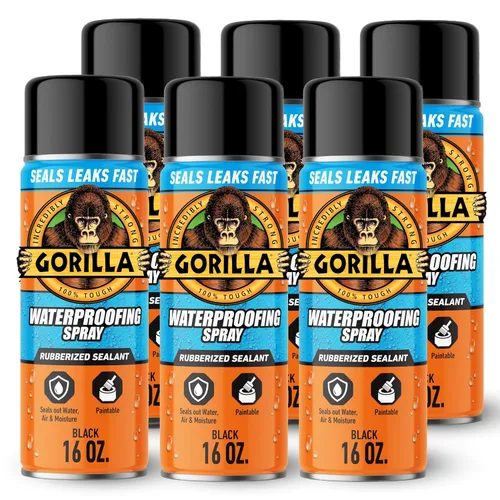 Vista 9 de Gorilla Aerosol blanco impermeable para parchar y sellar