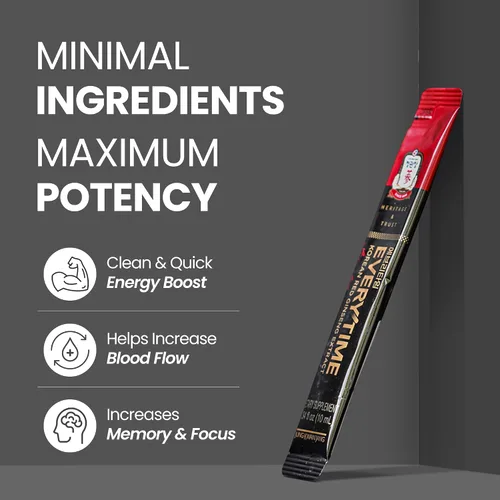 Vista 4 de JUNG KWAN JANG Everytime Korean Red Ginseng Extract Limited Stick – Bebida energética de raíz de ginseng panax rojo de grado terrestre – Suplementos