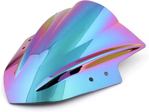 Vista 2 de Parabrisas de motocicleta doble burbuja para Kawasaki Ninja 300 EX300 2013-2017