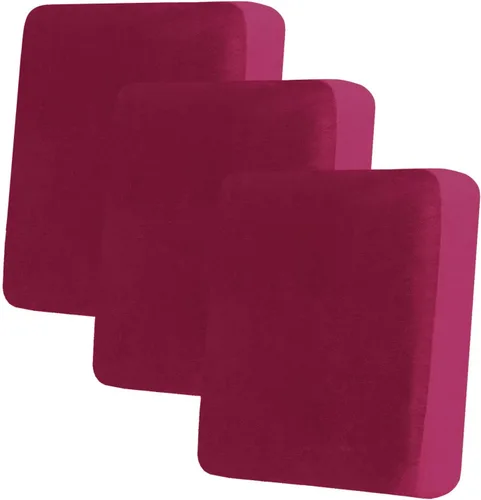 Vista 14 de hyha Fundas de cojín de terciopelo para sofá, fundas de asiento suaves para sofá modular de 3 cojines, lavables, funda mágica para sofá con parte