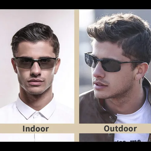 Vista 4 de YIMI Gafas de sol deportivas polarizadas fotocrómicas para hombre, ciclismo, pesca, conducción, protección UV, gafas antirreflejos