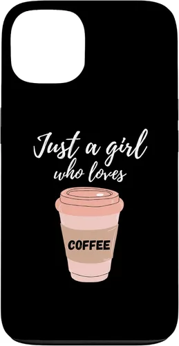 Vista 7 de Just A Girl Who Loves Coffee Funny Java Lover Design Cute Case for iPhone 16