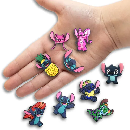 Vista 5 de 30 40 PCS Shoe Charms for Croc Shoes Charms Decoration, Cute Kawaii Cartoon Shoe Sandals Decorations for Birthday Parties, Theme Parties, Party