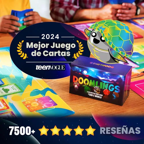 Vista 3 de Doomlings - Un encantador juego de cartas para el fin del mundo - Mejor nuevo juego de estrategia de cartas para adultos, niños y adolescentes 2-6