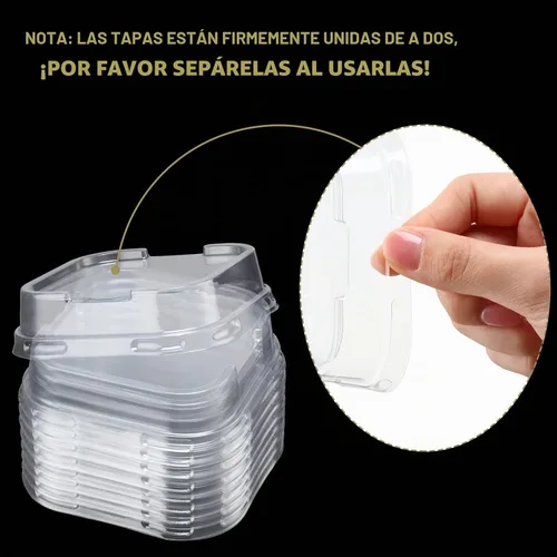 Vista 5 de Mimorou - 100 mini moldes para pasteles con tapas, tazas para hornear de 5