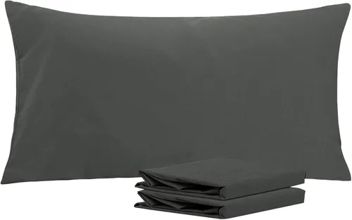 Vista 161 de NTBAY Juego de fundas de almohada estándar, paquete de 2 fundas de almohada de microfibra cepillada de 20 x 26 pulgadas, suaves, sin arrugas Aqua