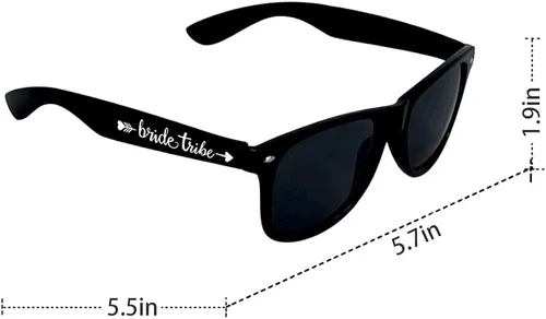 Vista 2 de LADY&HOME Recuerdos de despedida de soltera suministros para despedida de soltera, 10 gafas de sol para boda